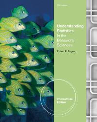 Book Cover for Understanding Statistics in the Behavioral Sciences, International Edition by Robert Pagano