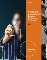Book Cover for Principles of Organizational Behavior by James C Quick, Debra L Nelson