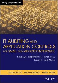 Book Cover for IT Auditing and Application Controls for Small and Mid-Sized Enterprises by Jason Wood, William Brown, Harry Howe
