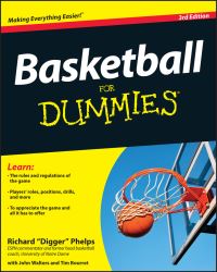 Book Cover for Basketball for Dummies by Richard Phelps, Tim Bourret