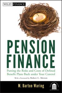Book Cover for Pension Finance by M. Barton Waring