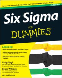 Book Cover for Six Sigma for Dummies® by Craig Gygi, Bruce Williams, Neil DeCarlo