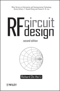 Book Cover for RF Circuit Design by Richard ChiHsi Li