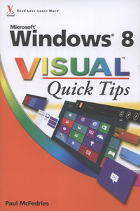 Book Cover for Windows 8 Visual Quick Tips by Paul McFedries
