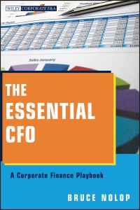 Book Cover for The Essential CFO by Bruce Nolop