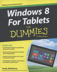 Book Cover for Windows¬ 8 for Tablets for Dummies by Andy Rathbone