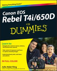 Book Cover for Canon¬ EOS Rebel T4i/650D for Dummies¬ by Julie Adair King