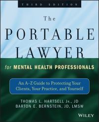 Book Cover for The Portable Lawyer for Mental Health Professionals by Barton E Bernstein, Thomas L Hartsell