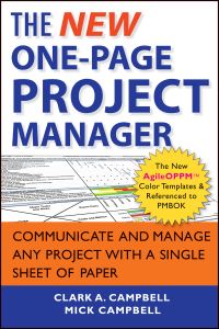 Book Cover for The New One-Page Project Manager by Clark A Campbell, Mick Campbell