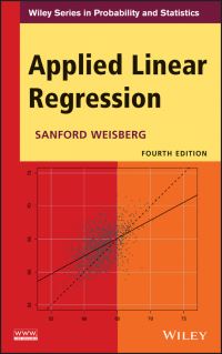 Book Cover for Applied Linear Regression by Sanford Weisberg