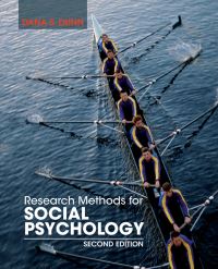 Book Cover for Research Methods for Social Psychology by Dana Dunn