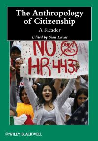 Book Cover for The Anthropology of Citizenship by Sian Lazar