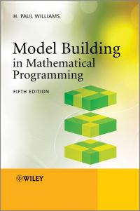 Book Cover for Model Building in Mathematical Programming by H P Williams