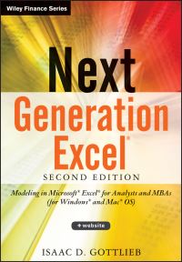Book Cover for Next Generation Excel by Isaac Gottlieb