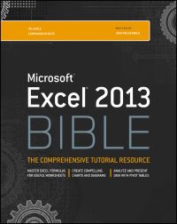 Book Cover for Excel 2013 Bible by John Walkenbach