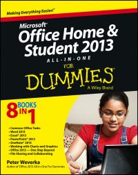 Book Cover for Office Home & Student 2013 All-in-One for Dummies by Peter Weverka