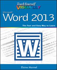 Book Cover for Teach Yourself Visually Word 2013 by Elaine J Marmel