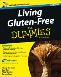 Book Cover for Living Gluten-Free for Dummies by Hilary Du Cane, Sue Baic, Nigel Denby, Danna Korn