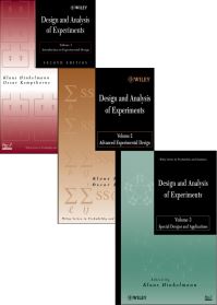 Book Cover for Design and Analysis of Experiments, 3 Volume Set by Klaus Hinkelmann, Oscar Kempthorne