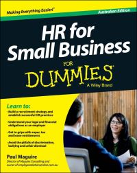 Book Cover for HR for Small Business for Dummies by Paul Maguire