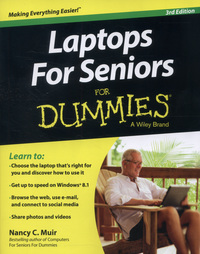 Book Cover for Laptops for Seniors for Dummies¬ by Nancy Muir
