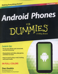 Book Cover for Android Phones for Dummies by Dan Gookin