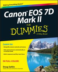 Book Cover for Canon EOS 7D Mark II for Dummies by Doug Sahlin