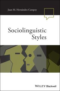 Book Cover for Sociolinguistic Styles by Juan Manuel Hernández Campoy