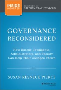 Book Cover for Governance Reconsidered by Susan Resneck Pierce