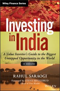 Book Cover for Investing in India by Rahul Saraogi