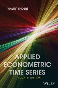 Book Cover for Applied Econometric Time Series by Walter Enders