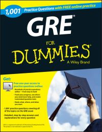 Book Cover for 1,001 GRE Practice Questions for Dummies by Ron Woldoff