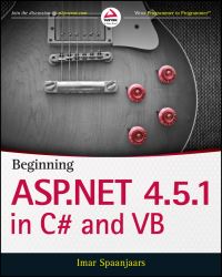 Book Cover for Beginning ASP.NET 4.5.1 in C# and VB by Imar Spaanjaars