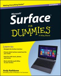 Book Cover for Microsoft Surface for Dummies by Andy Rathbone
