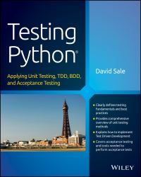 Book Cover for Testing Python by David Sale
