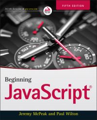Book Cover for Beginning JavaScript by Jeremy McPeak