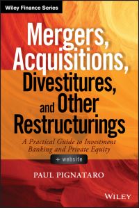 Book Cover for Mergers, Acquisitions, Divestitures, and Other Restructurings by Paul Pignataro