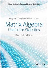 Book Cover for Matrix Algebra Useful for Statistics by S. R. Searle