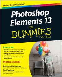 Book Cover for Photoshop Elements 13 for Dummies by Barbara Obermeier, Ted Padova