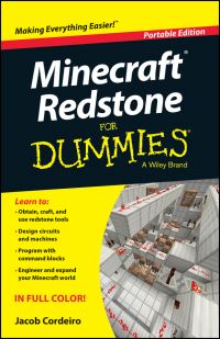 Book Cover for Minecraft Redstone for Dummies by Jacob Cordeiro