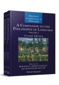 Book Cover for A Companion to the Philosophy of Language by Bob Hale, Crispin Wright, Alexander Miller