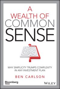 Book Cover for A Wealth of Common Sense by Ben Carlson