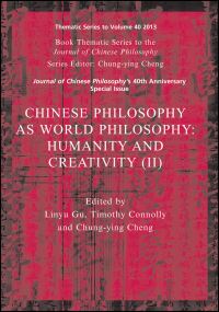 Book Cover for Chinese Philosophy as World Philosophy by Linyu Gu, Tim Connolly, Zhongying Cheng