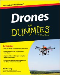 Book Cover for Drones for Dummies by Mark Lafay