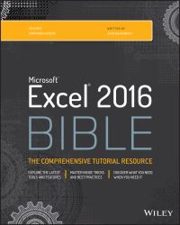 Book Cover for Microsoft Excel 2016 Bible by John Walkenbach