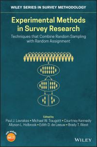 Book Cover for Experimental Methods in Survey Research by Paul J Lavrakas