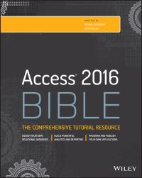Book Cover for Access 2016 Bible by Michael Alexander, Dick Kusleika
