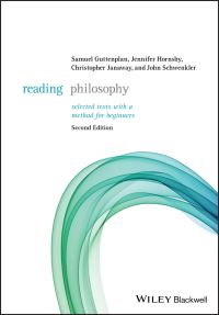 Book Cover for Reading Philosophy by Samuel D Guttenplan, Jennifer Hornsby, Christopher Janaway, John Schwenkler