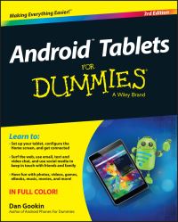 Book Cover for Android Tablets for Dummies by Dan Gookin