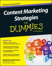 Book Cover for Content Marketing Strategies for Dummies by Stephanie Diamond